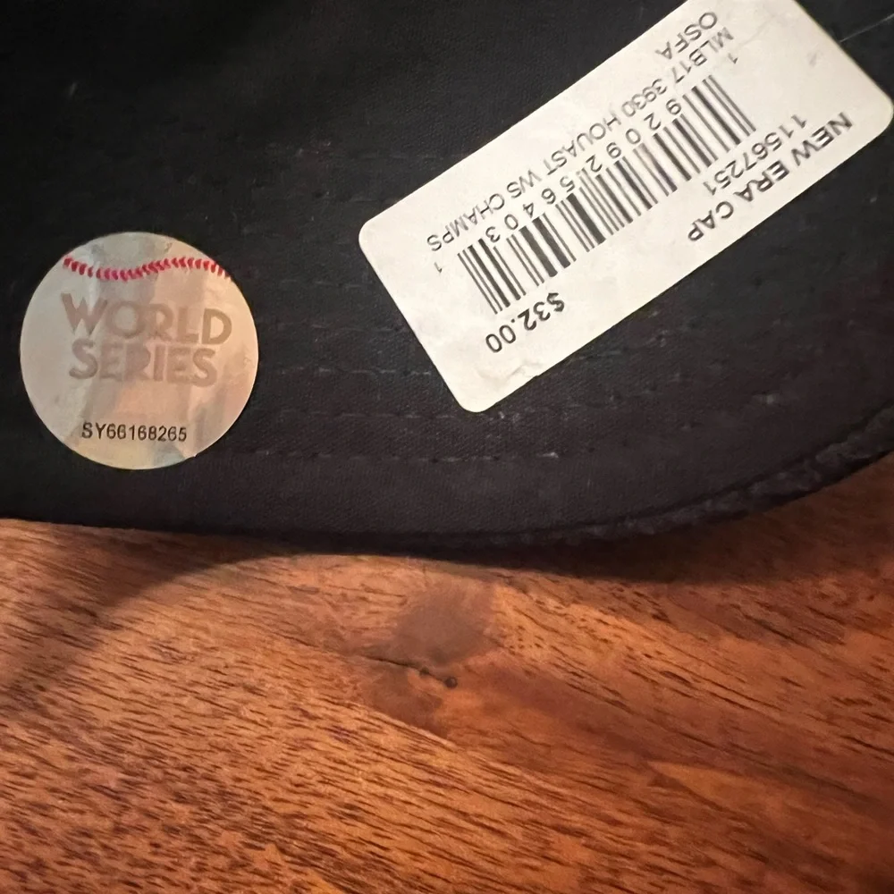 Houston Astros World Series Champs 2017 Hat New Era One Size On-Field Cap NWT
